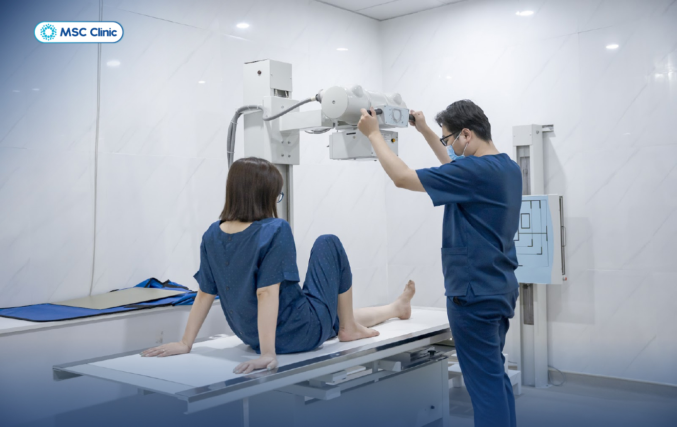 Hệ thống chụp X-quang hiện đại tại MSC Clinic