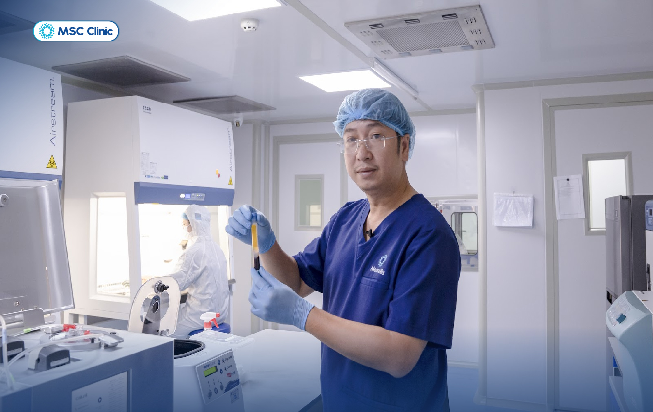 PRP được tách chiết từ máu tự thân bằng công nghệ ly tâm hiện đại, thu được phần huyết tương giàu tiểu cầu với nồng độ cao vượt trội.