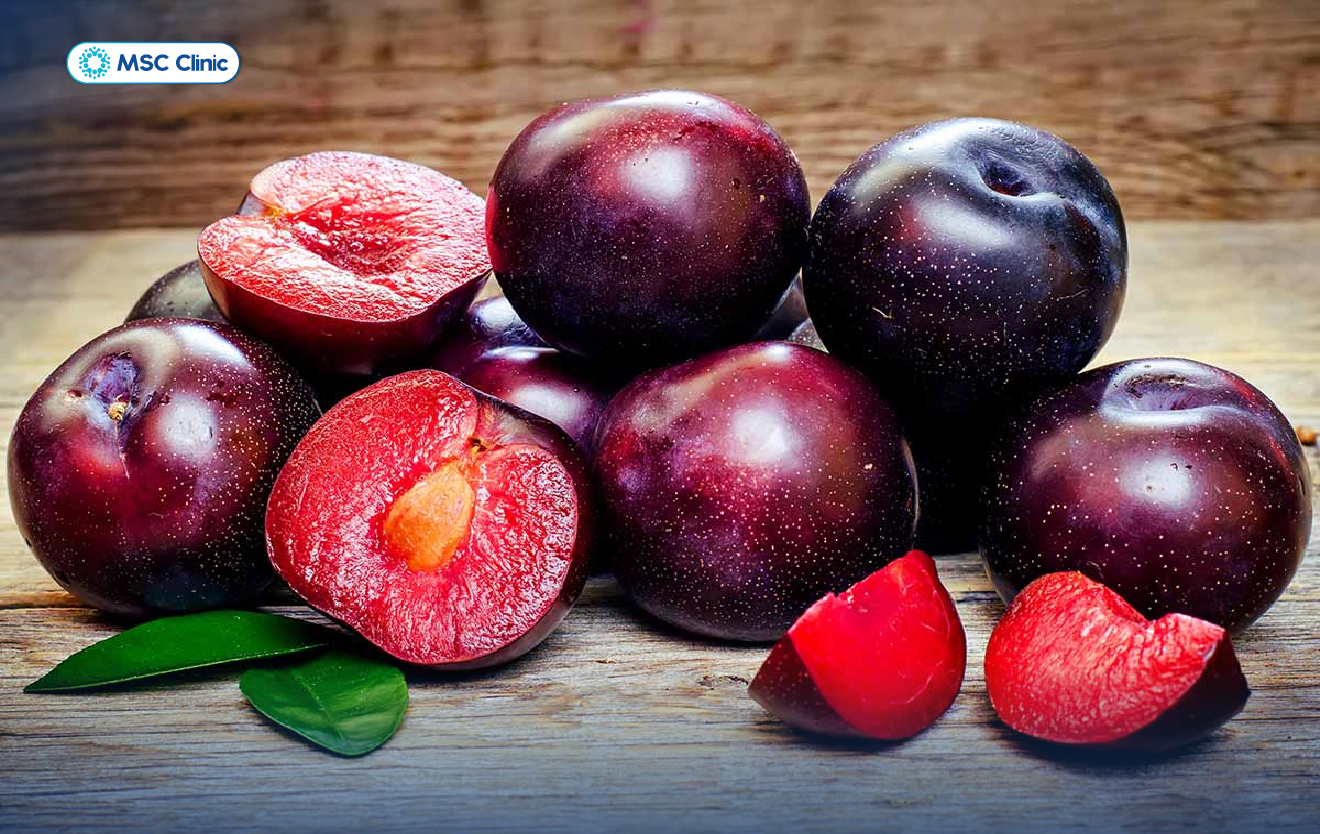 Mận là loại trái cây lý tưởng cho người tiểu đường với chỉ số GI thấp