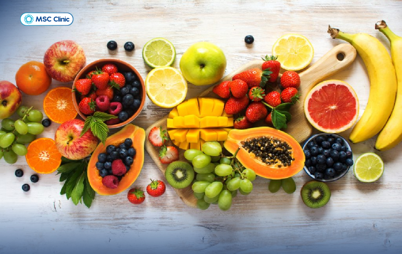 Hoa quả là nguồn cung cấp vitamin dồi dào