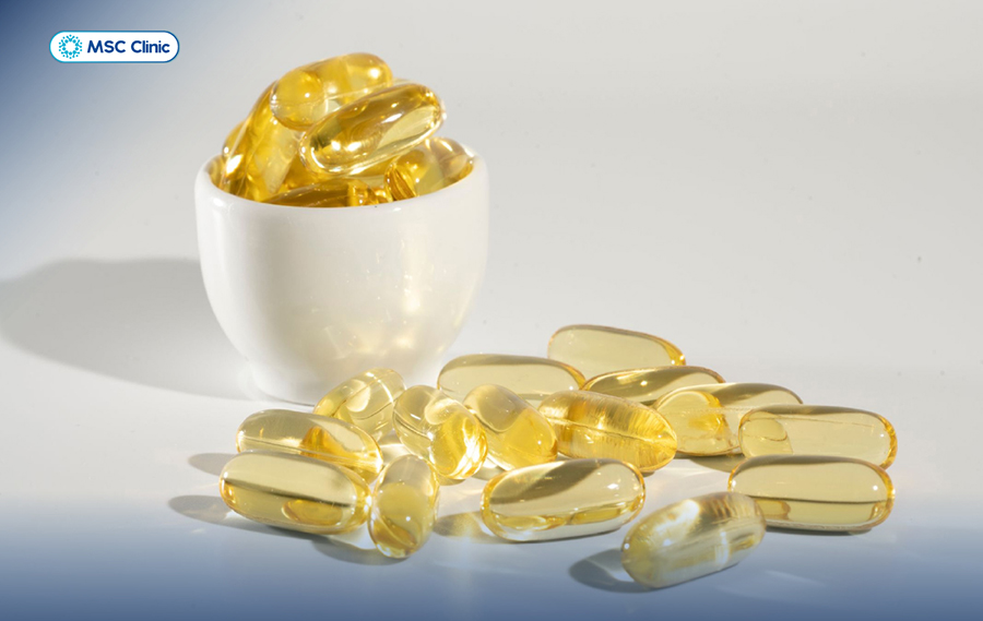Tùy tình trạng cụ thể, bác sĩ có thể chỉ định cho bệnh nhân gan nhiễm mỡ sử dụng vitamin E liều cao