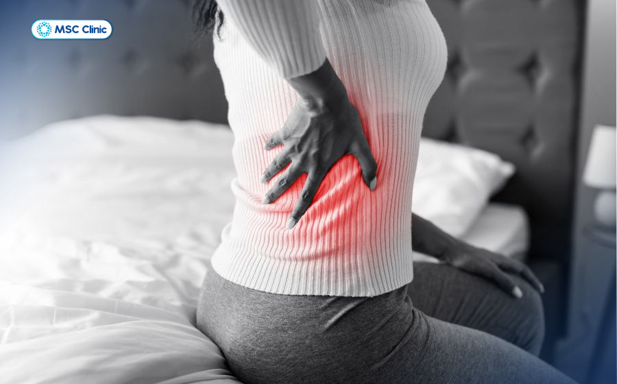 Đau cột sống lưng là tình trạng phát sinh từ các cấu trúc thuộc cột sống