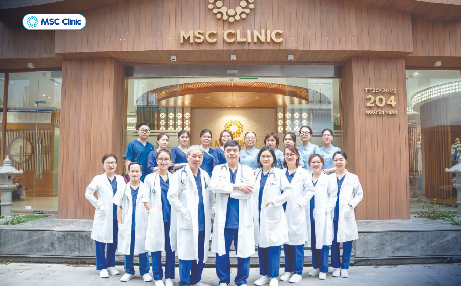 Đội ngũ bác sĩ và chuyên viên tại MSC Clinic