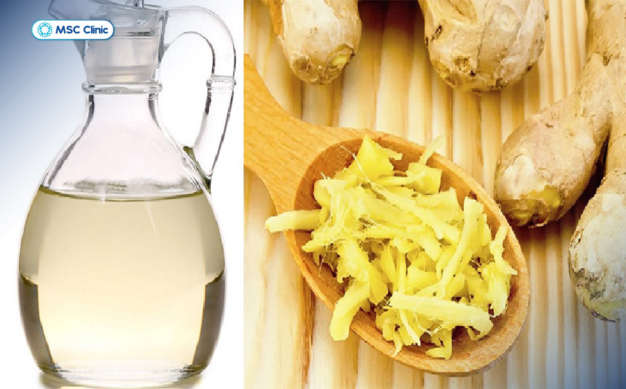 Gừng ngâm rượu là cách trị gai cột sống lưng tại nhà dễ thực hiện