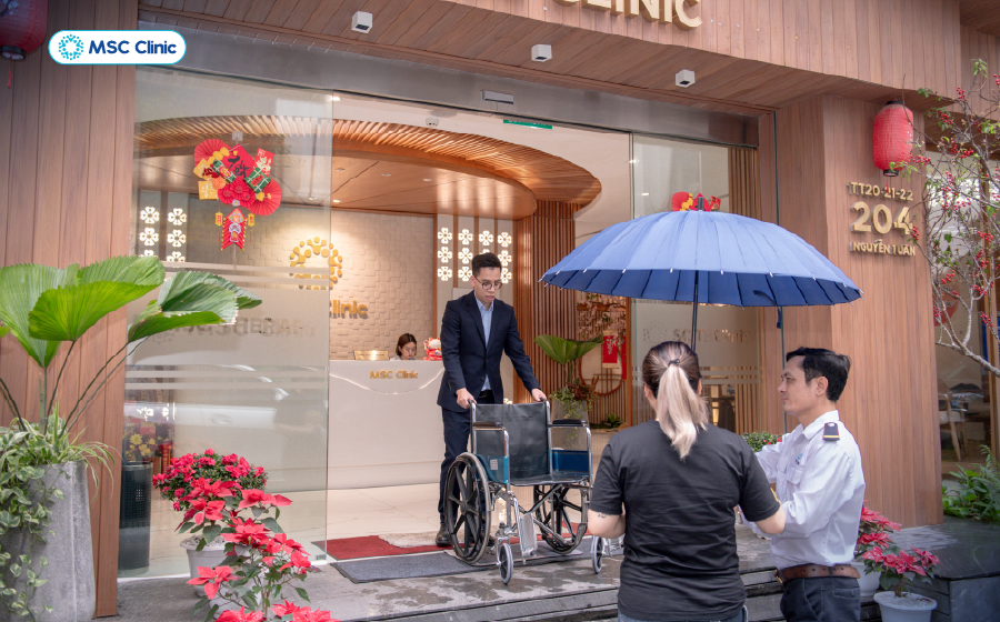 Quy trình thăm khám tận tâm với khách hàng tại Phòng khám Đa khoa MSC