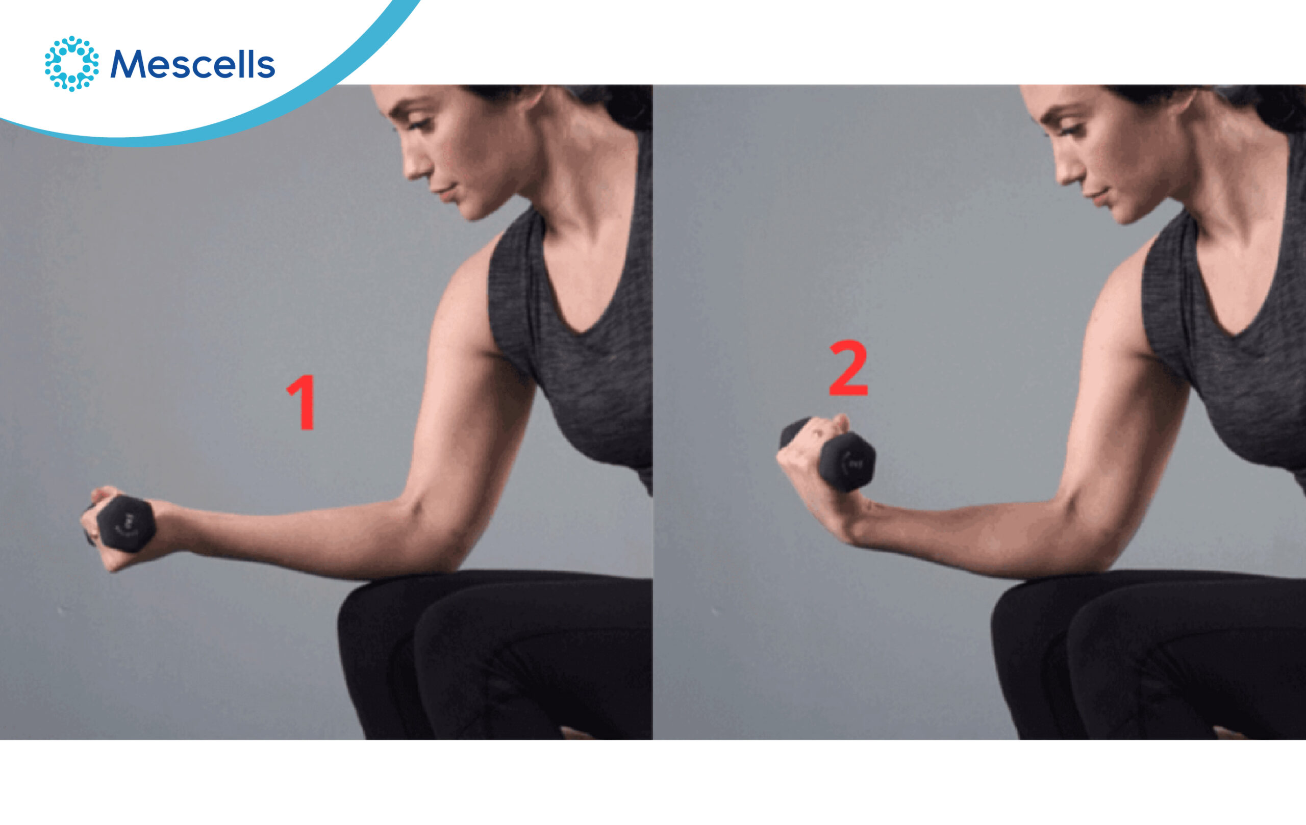 Tập với tạ nhỏ giúp tăng linh hoạt và giảm áp lực bên trong cổ tay Tập với tạ nhỏ giúp tăng linh hoạt và giảm áp lực bên trong cổ tay