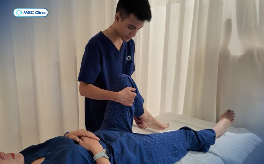 Vật lý trị liệu đau khớp cổ chân