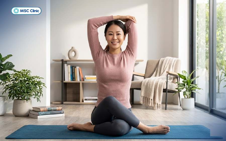 Các bài tập đau cổ vai gáy làm giảm áp lực lên đĩa đệm và dây thần kinh Các bài tập đau cổ vai gáy làm giảm áp lực lên đĩa đệm và dây thần kinh