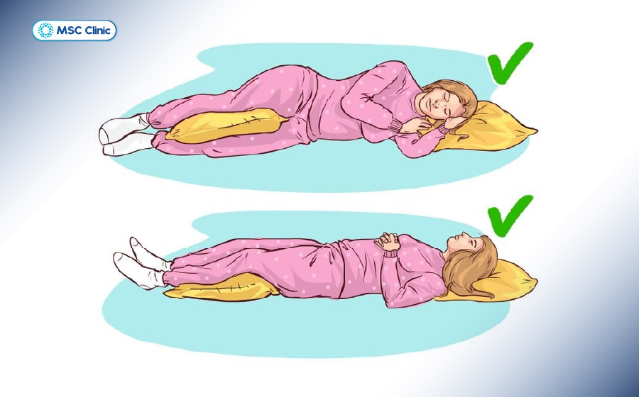 Gợi ý tư thế ngủ tránh tình trạng đau cổ vai gáy