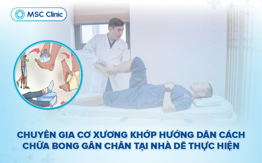 Hướng dẫn 8 cách chữa bong gân chân tại nhà dễ thực hiện