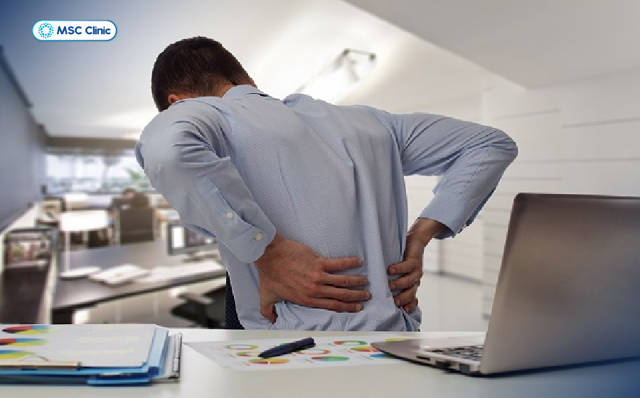 Khi đau lưng do ngồi nhiều, giãn cơ đúng cách giúp giảm căng cứng và phục hồi linh hoạt cho cột sống