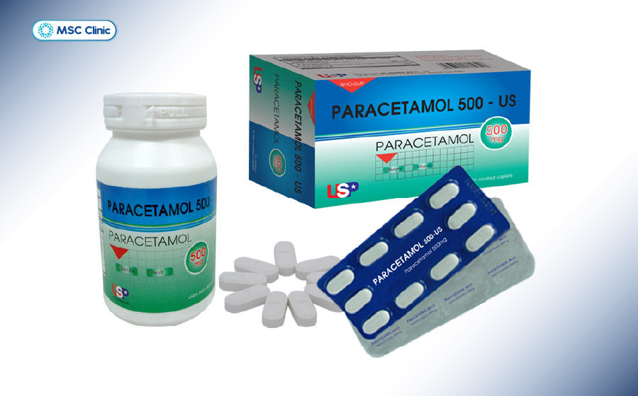 Paracetamol là thuốc giảm đau thông thường để chữa đau thần kinh tọa