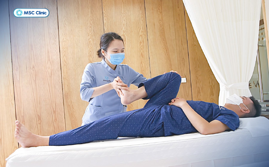 Vật lý trị liệu và phục hồi chức năng cũng là cách chữa tràn dịch khớp háng hiệu quả Vật lý trị liệu và phục hồi chức năng cũng là cách chữa tràn dịch khớp háng hiệu quả