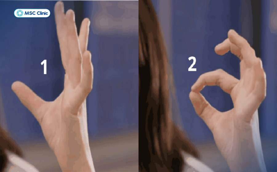 Bài tập gập ngón tay chữ O rất hữu ích cho người bị viêm khớp hoặc căng cứng ngón tay