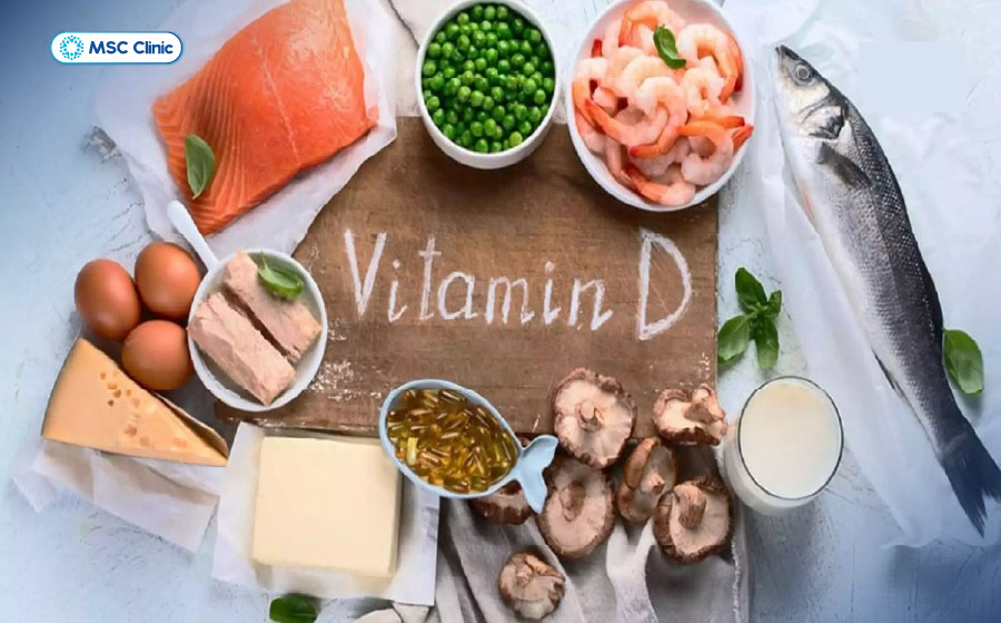 Bổ sung thực phẩm giàu Vitamin D, chất dinh dưỡng nhằm hỗ trợ hồi phục vận động