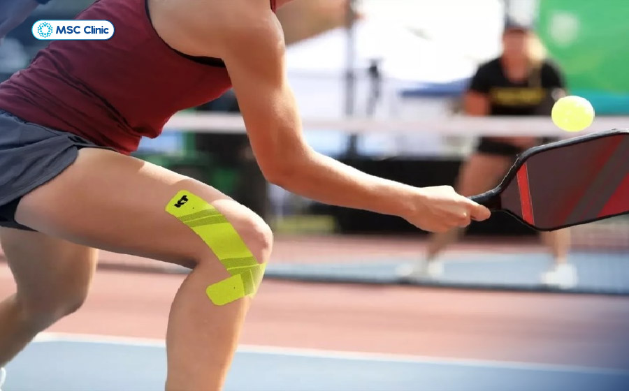 Chơi pickleball sai kỹ thuật có thể dẫn đến tình trạng chấn thương đầu gối