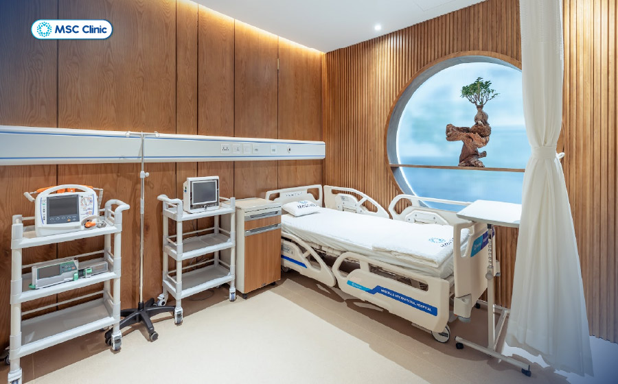 Cơ sở vật chất hiện đại với trang thiết bị y tế tân tiến tại MSC Clinic
