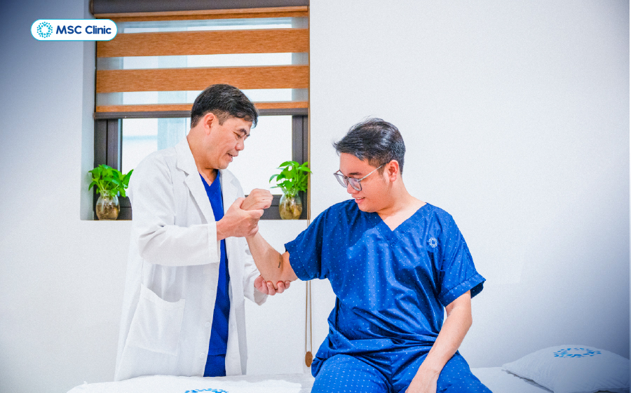 Đây là hướng điều trị an toàn, hiệu quả lâu dài cho tình trạng đau cơ bắp tay