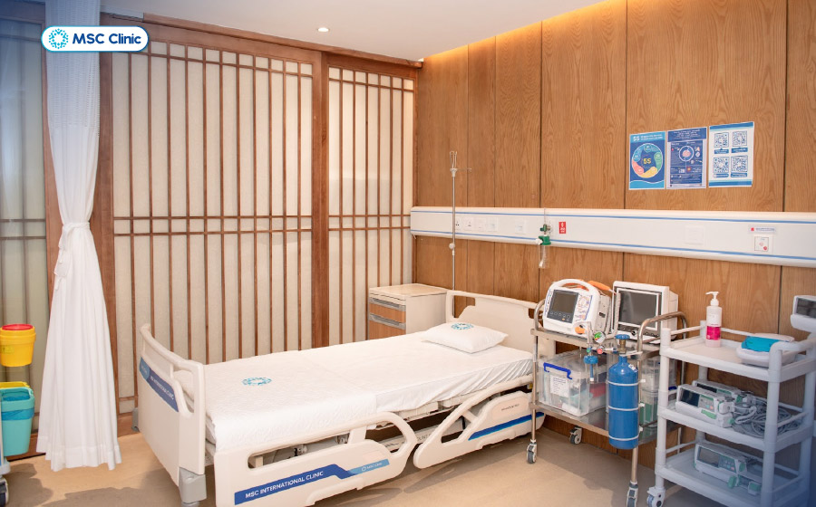 Không gian phòng lưu trú tại MSC Clinic mang đậm phong cách Nhật Bản, kết hợp giường điện Paramount Bed hiện đại Không gian phòng lưu trú tại MSC Clinic mang đậm phong cách Nhật Bản, kết hợp giường điện Paramount Bed hiện đại