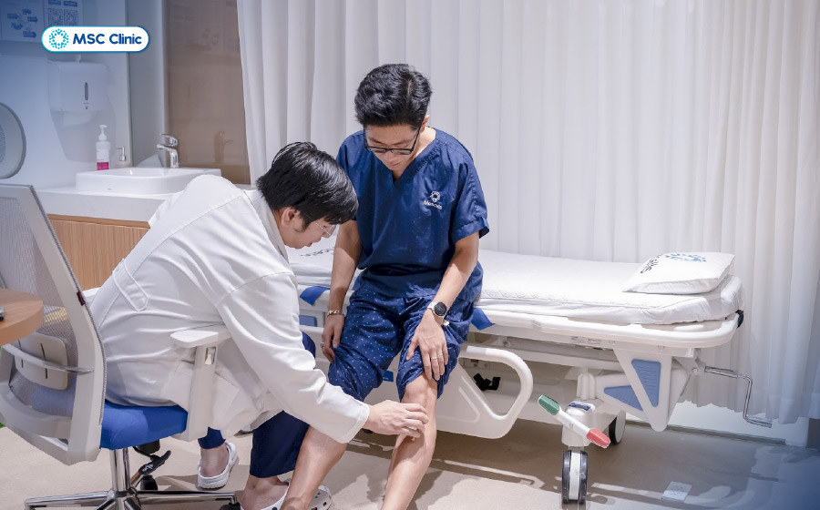Người bệnh nên lựa chọn cơ sở y tế uy tín để điều trị chấn thương đầu gối