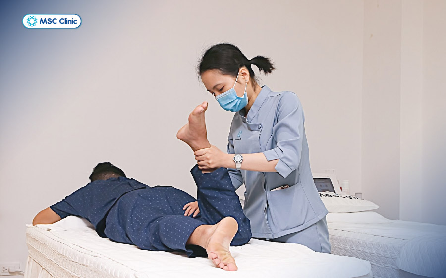 Quá trình vật lý trị liệu cần được thực hiện dưới sự hướng dẫn từ kỹ thuật viên lành nghề 