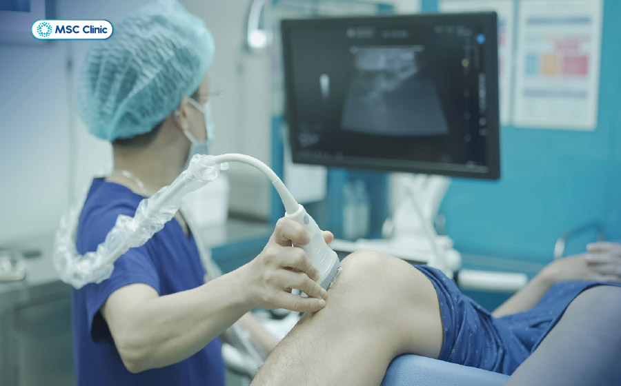 Siêu âm giúp chẩn đoán chính xác các dấu hiệu viêm và tổn thương khớp gối