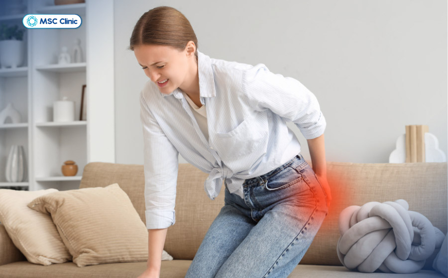 Tình trạng đau cơ mông gây đau nhức vùng mông, ảnh hưởng đến sinh hoạt hàng ngày Tình trạng đau cơ mông gây đau nhức vùng mông, ảnh hưởng đến sinh hoạt hàng ngày