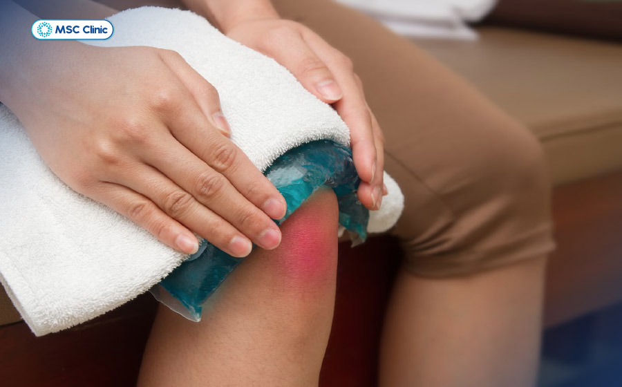 Chườm lạnh chỉ có tác dụng khi thực hiện đúng kỹ thuật