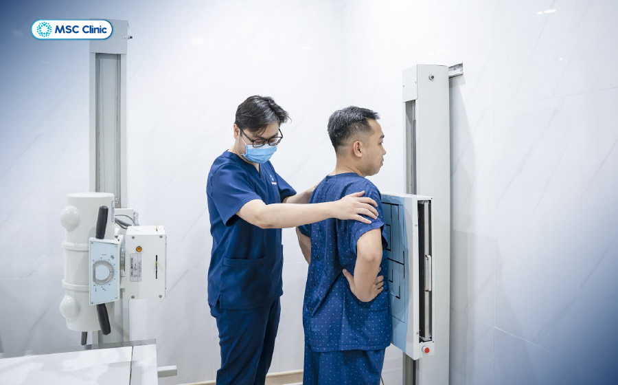 Hệ thống máy chụp X-quang hiện đại tại MSC Clinic