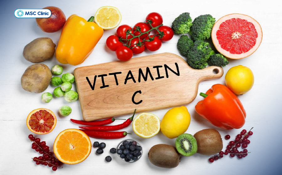 Rau củ và trái cây giàu vitamin C giúp hỗ trợ tổng hợp collagen cho khớp Rau củ và trái cây giàu vitamin C giúp hỗ trợ tổng hợp collagen cho khớp