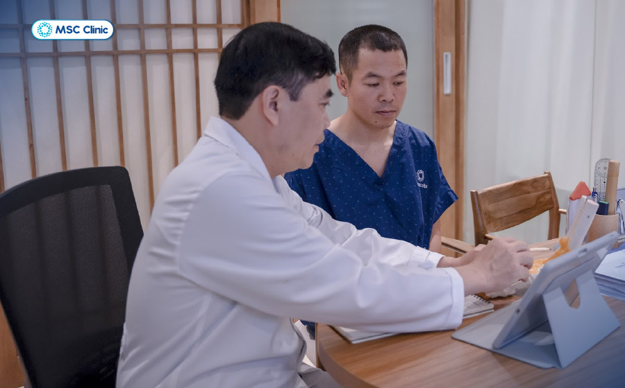 Runner Hùng Hải tin tưởng lựa chọn MSC Clinic và bác sĩ Thắng để điều trị chấn thương