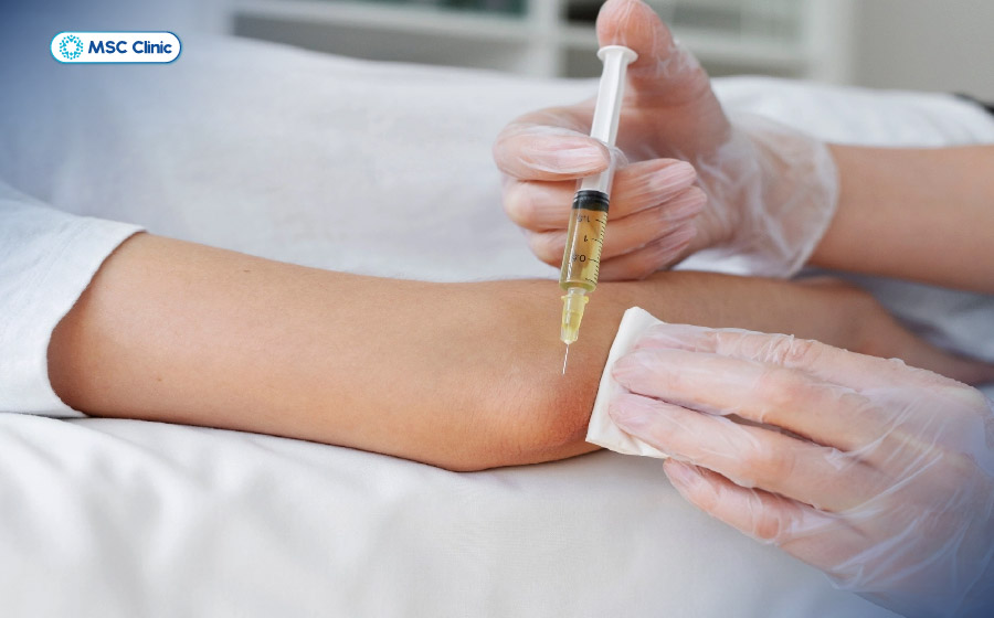 Tiêm PRP mang lại hiệu quả tích cực cho bệnh nhân đau khuỷu tay