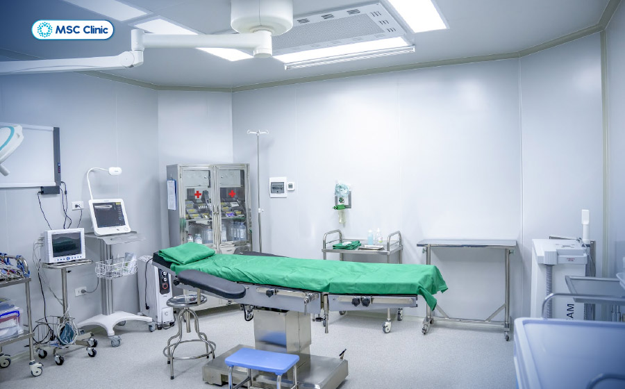 Hệ thống phòng tiêm vô khuẩn đạt tiêu chuẩn tại MSC Clinic Hệ thống phòng tiêm vô khuẩn đạt tiêu chuẩn tại MSC Clinic