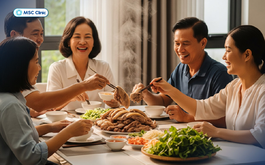 v Người bệnh gút có thể ăn thịt vịt nếu không có cơn gút cấp