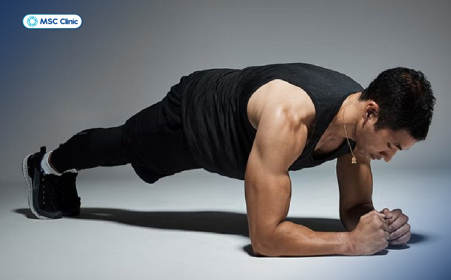 Plank là bài tập giúp giảm đau thắt lưng ở nam giới hiệu quả Plank là bài tập giúp giảm đau thắt lưng ở nam giới hiệu quả