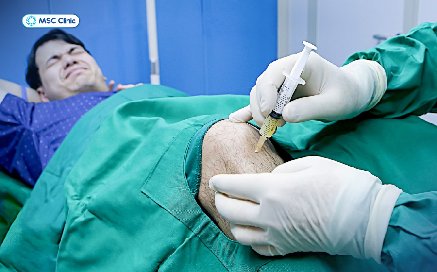 PRP có thể được cân nhắc trong một số tổn thương gân, điểm bám gân hoặc mô mềm kéo dài
