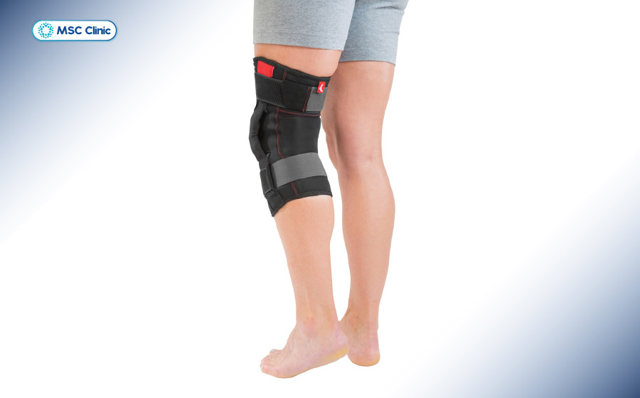Sử dụng nẹp khớp gối khi rách dây chằng gối hỗ trợ quá trình tự lành tổn thương