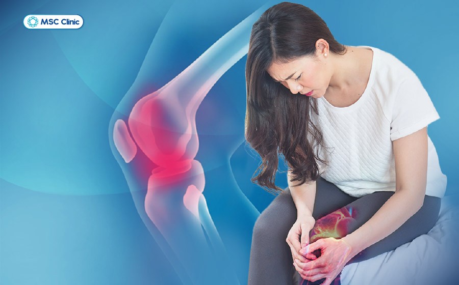 Thoái hóa khớp gối khiến sụn khớp suy giảm dần và có thể khiến người bệnh đau cả khi nghỉ hoặc về đêm