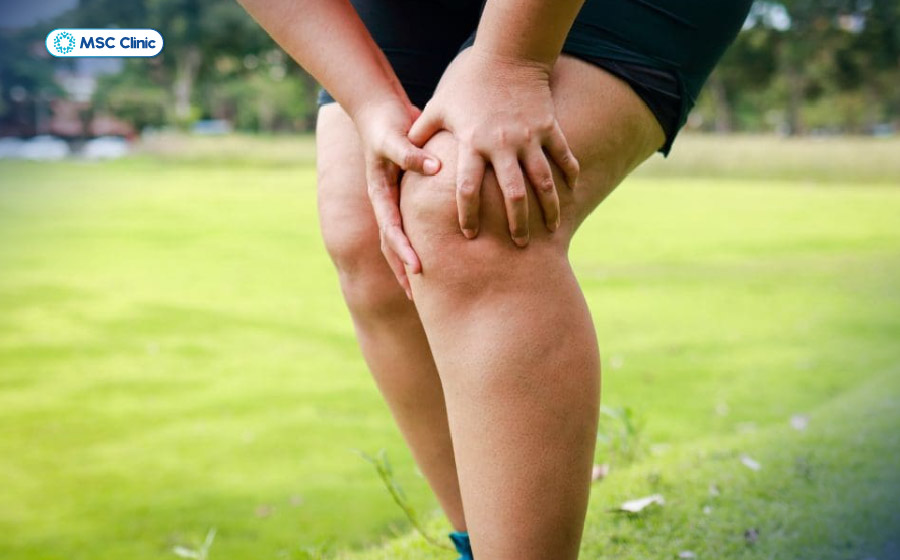 Thừa cân gây áp lực lớn cho khớp gối Thừa cân gây áp lực lớn cho khớp gối