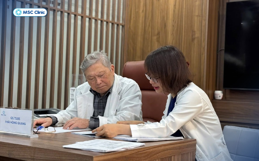 Người bệnh tiểu đường tuýp 2 đến MSC Clinic sẽ được thăm khám bởi Giáo sư Thái Hồng Quang