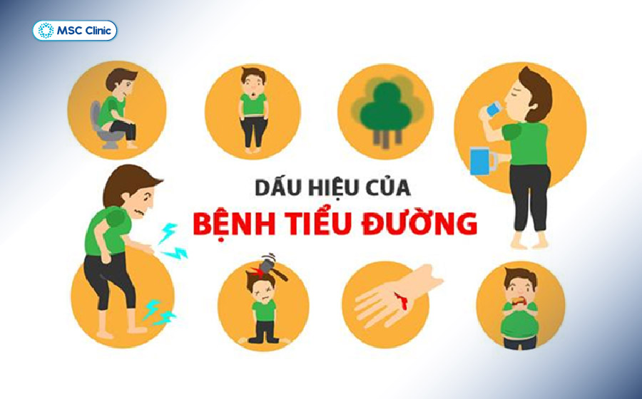 Triệu chứng thường gặp của bệnh tiểu đường tuýp 2