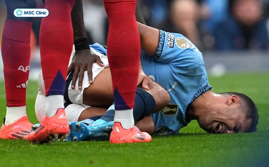 Chấn thương ACL thường xảy ra với các cầu thủ bóng đá