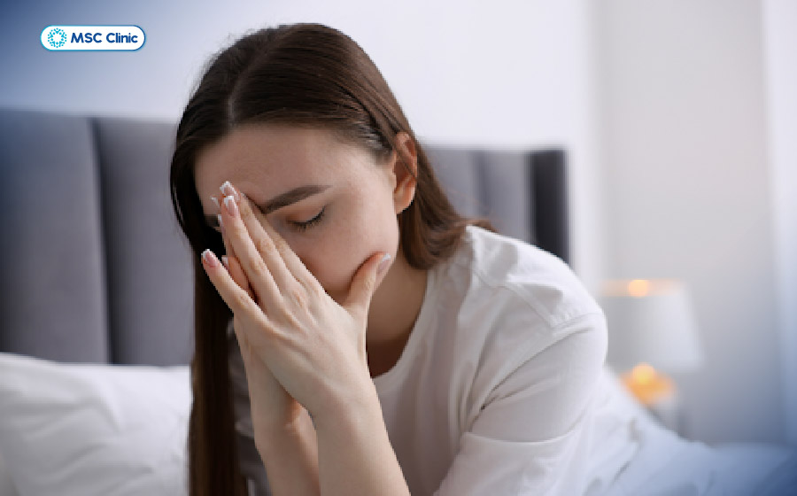 Chức năng gan suy giảm nghiêm trọng khiến cơ thể rối loạn chuyển hóa, dẫn đến tình trạng mệt mỏi, suy kiệt