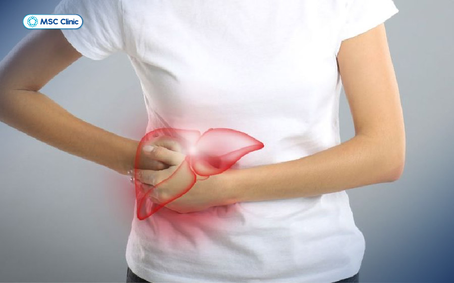 Đau âm ỉ, tức nặng vùng hạ sườn phải, đôi khi cảm giác căng tức hoặc khó chịu kéo dài có thể là dấu hiệu của hội chứng suy gan Đau âm ỉ, tức nặng vùng hạ sườn phải, đôi khi cảm giác căng tức hoặc khó chịu kéo dài có thể là dấu hiệu của hội chứng suy gan