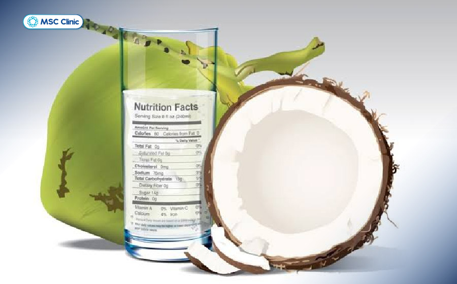 Nước dừa chứa ít calo và gần như không có chất béo, nhưng lượng carbohydrate tự nhiên vẫn có thể ảnh hưởng đến đường huyết Nước dừa chứa ít calo và gần như không có chất béo, nhưng lượng carbohydrate tự nhiên vẫn có thể ảnh hưởng đến đường huyết