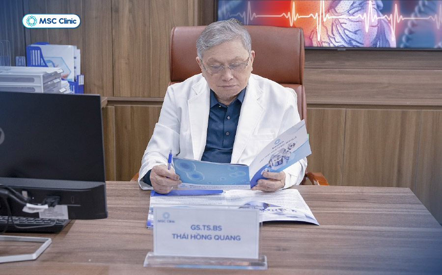 TS. BS Thái Hồng Quang có hơn 40 năm kinh nghiệm điều trị đái tháo đường