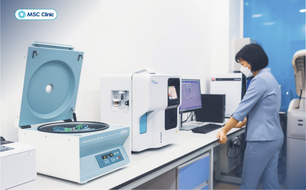 Trang thiết bị hiện đại hỗ trợ chẩn đoán và theo dõi hiệu quả điều trị bệnh