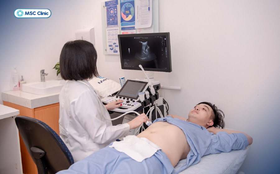 Siêu âm bụng hỗ trợ bác sĩ phát hiện dấu hiệu gợi ý bệnh gan tiến triển