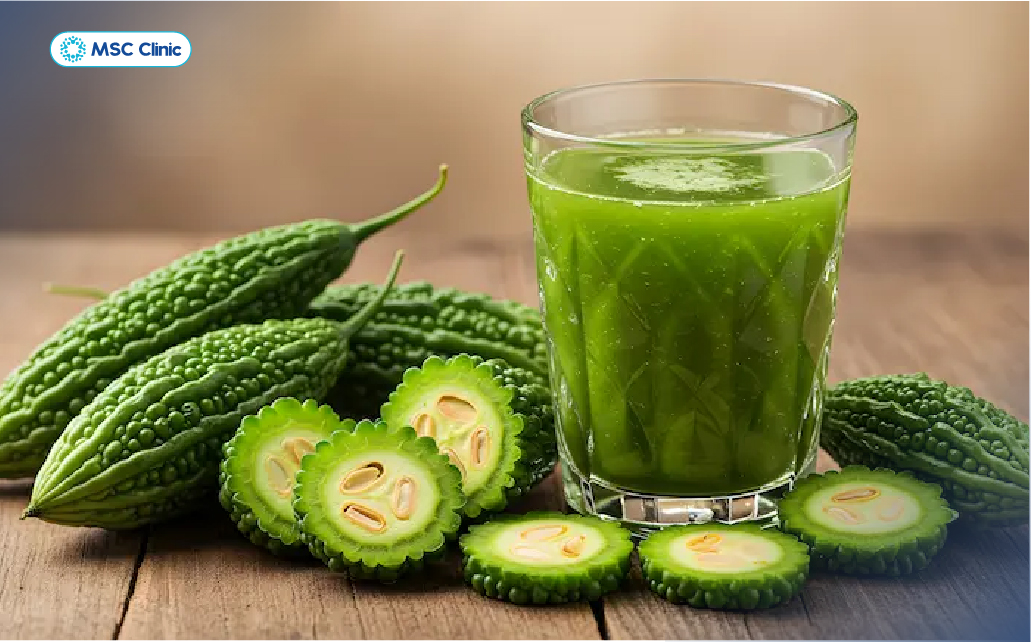 Nước ép trái cây dành cho người tiểu đường nên ưu tiên loại ít ngọt như khổ qua Nước ép trái cây dành cho người tiểu đường nên ưu tiên loại ít ngọt như khổ qua